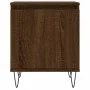 Brown oak engineered wood bedside table 40x30x50 cm by vidaXL, Nightstands - Ref: Foro24-826842, Price: 36,48 €, Discount: %