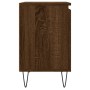 Brown oak engineered wood bedside table 40x30x50 cm by vidaXL, Nightstands - Ref: Foro24-826842, Price: 36,93 €, Discount: %