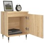 Nightstands 2 pcs engineered wood Sonoma oak 40x30x50 cm by vidaXL, Nightstands - Ref: Foro24-826819, Price: 63,20 €, Discoun...