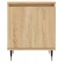 Mesitas noche 2 uds madera ingeniería roble Sonoma 40x30x50 cm de vidaXL, Mesitas de noche - Ref: Foro24-826819, Precio: 62,4...