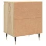 Mesitas noche 2 uds madera ingeniería roble Sonoma 40x30x50 cm de vidaXL, Mesitas de noche - Ref: Foro24-826819, Precio: 62,4...