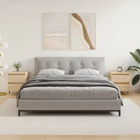 Nachttische, 2 Stück, Holzwerkstoff, Sonoma-Eiche, 40 x 35 x 50 cm von vidaXL, Nachttische - Ref: Foro24-826867, Preis: 78,43...