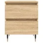 Nachttische, 2 Stück, Holzwerkstoff, Sonoma-Eiche, 40 x 35 x 50 cm von vidaXL, Nachttische - Ref: Foro24-826867, Preis: 78,43...
