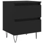 Schwarzer Nachttisch aus Sperrholz, 40 x 35 x 50 cm von vidaXL, Nachttische - Ref: Foro24-826878, Preis: 55,78 €, Rabatt: %