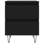 Mesita de noche madera contrachapada negro 40x35x50 cm de vidaXL, Mesitas de noche - Ref: Foro24-826878, Precio: 58,66 €, Des...
