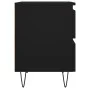 Schwarzer Nachttisch aus Sperrholz, 40 x 35 x 50 cm von vidaXL, Nachttische - Ref: Foro24-826878, Preis: 55,78 €, Rabatt: %