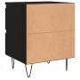 Schwarzer Nachttisch aus Sperrholz, 40 x 35 x 50 cm von vidaXL, Nachttische - Ref: Foro24-826878, Preis: 55,78 €, Rabatt: %
