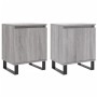 Nachttisch 2 Stk. Ingenieurholz Sonoma grau 40x30x50 cm von vidaXL, Nachttische - Ref: Foro24-826857, Preis: 72,50 €, Rabatt: %