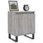 Nachttisch 2 Stk. Ingenieurholz Sonoma grau 40x30x50 cm von vidaXL, Nachttische - Ref: Foro24-826857, Preis: 72,50 €, Rabatt: %