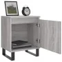 Bedside table 2 units engineered wood gray Sonoma 40x30x50 cm by vidaXL, Nightstands - Ref: Foro24-826857, Price: 71,61 €, Di...