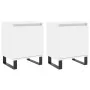 Nachttische 2 Stk. Holzwerkstoff weiß 40x30x50 cm von vidaXL, Nachttische - Ref: Foro24-826845, Preis: 71,61 €, Rabatt: %