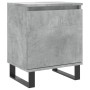 Concrete gray engineered wood bedside table 40x30x50 cm by vidaXL, Nightstands - Ref: Foro24-826852, Price: 40,87 €, Discount: %