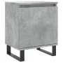 Mesita de noche madera de ingeniería gris hormigón 40x30x50 cm de vidaXL, Mesitas de noche - Ref: Foro24-826852, Precio: 40,3...