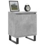Concrete gray engineered wood bedside table 40x30x50 cm by vidaXL, Nightstands - Ref: Foro24-826852, Price: 40,87 €, Discount: %