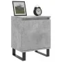 Concrete gray engineered wood bedside table 40x30x50 cm by vidaXL, Nightstands - Ref: Foro24-826852, Price: 40,38 €, Discount: %