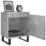 Concrete gray engineered wood bedside table 40x30x50 cm by vidaXL, Nightstands - Ref: Foro24-826852, Price: 40,87 €, Discount: %