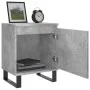 Concrete gray engineered wood bedside table 40x30x50 cm by vidaXL, Nightstands - Ref: Foro24-826852, Price: 40,38 €, Discount: %