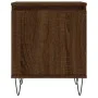 Bedside table 2 units engineered wood oak brown 40x30x50cm by vidaXL, Nightstands - Ref: Foro24-826843, Price: 42,37 €, Disco...