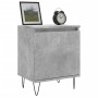Bedside tables 2 pcs concrete gray wood 40x30x50 cm by vidaXL, Nightstands - Ref: Foro24-826837, Price: 59,87 €, Discount: %