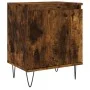 Mesita de noche madera de ingeniería roble ahumado 40x30x50 cm de vidaXL, Mesitas de noche - Ref: Foro24-826838, Precio: 36,1...