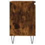 Mesita de noche madera de ingeniería roble ahumado 40x30x50 cm de vidaXL, Mesitas de noche - Ref: Foro24-826838, Precio: 36,5...
