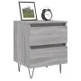 Bedside table 2 pcs Sonoma gray engineered wood 40x35x50 cm by vidaXL, Nightstands - Ref: Foro24-826889, Price: 77,60 €, Disc...