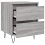 Bedside table 2 pcs Sonoma gray engineered wood 40x35x50 cm by vidaXL, Nightstands - Ref: Foro24-826889, Price: 77,60 €, Disc...