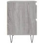 Bedside table 2 pcs Sonoma gray engineered wood 40x35x50 cm by vidaXL, Nightstands - Ref: Foro24-826889, Price: 77,60 €, Disc...