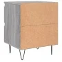 Bedside table 2 pcs Sonoma gray engineered wood 40x35x50 cm by vidaXL, Nightstands - Ref: Foro24-826889, Price: 77,60 €, Disc...