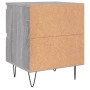Mesita de noche 2 uds madera ingeniería gris Sonoma 40x35x50 cm de vidaXL, Mesitas de noche - Ref: Foro24-826889, Precio: 78,...