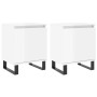 Nightstands 2 pcs glossy white engineered wood 40x30x50 cm by vidaXL, Nightstands - Ref: Foro24-826849, Price: 77,20 €, Disco...
