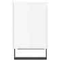 Nachttische 2 Stück glänzend weißes Holzwerkstoff 40x30x50 cm von vidaXL, Nachttische - Ref: Foro24-826849, Preis: 77,20 €, R...