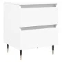 Mesita de noche madera contrachapada blanco 40x35x50 cm de vidaXL, Mesitas de noche - Ref: Foro24-826860, Precio: 49,04 €, De...