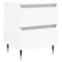 Weißer Nachttisch aus Sperrholz, 40 x 35 x 50 cm von vidaXL, Nachttische - Ref: Foro24-826860, Preis: 49,72 €, Rabatt: %