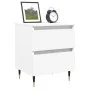 Mesita de noche madera contrachapada blanco 40x35x50 cm de vidaXL, Mesitas de noche - Ref: Foro24-826860, Precio: 49,04 €, De...