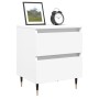 Weißer Nachttisch aus Sperrholz, 40 x 35 x 50 cm von vidaXL, Nachttische - Ref: Foro24-826860, Preis: 49,72 €, Rabatt: %