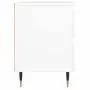 Mesita de noche madera contrachapada blanco 40x35x50 cm de vidaXL, Mesitas de noche - Ref: Foro24-826860, Precio: 49,04 €, De...