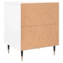 Weißer Nachttisch aus Sperrholz, 40 x 35 x 50 cm von vidaXL, Nachttische - Ref: Foro24-826860, Preis: 49,72 €, Rabatt: %