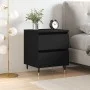 Schwarzer Nachttisch aus Holzwerkstoff, 40 x 35 x 50 cm von vidaXL, Nachttische - Ref: Foro24-826862, Preis: 53,45 €, Rabatt: %