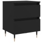 Schwarzer Nachttisch aus Holzwerkstoff, 40 x 35 x 50 cm von vidaXL, Nachttische - Ref: Foro24-826862, Preis: 56,13 €, Rabatt: %