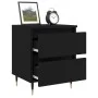 Schwarzer Nachttisch aus Holzwerkstoff, 40 x 35 x 50 cm von vidaXL, Nachttische - Ref: Foro24-826862, Preis: 53,45 €, Rabatt: %