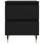 Schwarzer Nachttisch aus Holzwerkstoff, 40 x 35 x 50 cm von vidaXL, Nachttische - Ref: Foro24-826862, Preis: 56,13 €, Rabatt: %