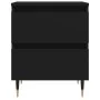 Schwarzer Nachttisch aus Holzwerkstoff, 40 x 35 x 50 cm von vidaXL, Nachttische - Ref: Foro24-826862, Preis: 53,45 €, Rabatt: %