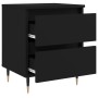 Schwarzer Nachttisch aus Holzwerkstoff, 40 x 35 x 50 cm von vidaXL, Nachttische - Ref: Foro24-826862, Preis: 56,13 €, Rabatt: %