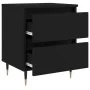 Schwarzer Nachttisch aus Holzwerkstoff, 40 x 35 x 50 cm von vidaXL, Nachttische - Ref: Foro24-826862, Preis: 53,45 €, Rabatt: %