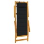 Silla de playa con cojín 2 pcs Marrón 61.5 x 123 x 82cm
