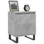 Bedside tables 2 pcs concrete gray wood 40x30x50 cm by vidaXL, Nightstands - Ref: Foro24-826853, Price: 69,02 €, Discount: %
