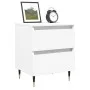 Nachttische 2 Stk. Holzwerkstoff weiß 40x35x50 cm von vidaXL, Nachttische - Ref: Foro24-826861, Preis: 77,49 €, Rabatt: %