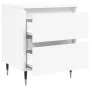 Nachttische 2 Stk. Holzwerkstoff weiß 40x35x50 cm von vidaXL, Nachttische - Ref: Foro24-826861, Preis: 77,49 €, Rabatt: %