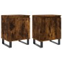 Nachttische 2 Stk. Eiche geräuchertes Holz 40x30x50 cm von vidaXL, Nachttische - Ref: Foro24-826855, Preis: 51,70 €, Rabatt: %